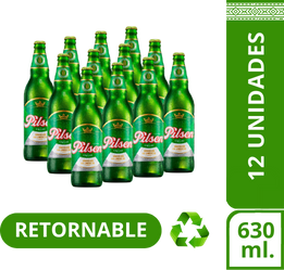 CERVEZA PILSEN CALLAO 12 UND. X 630 ml